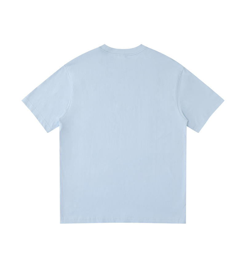 light blue back