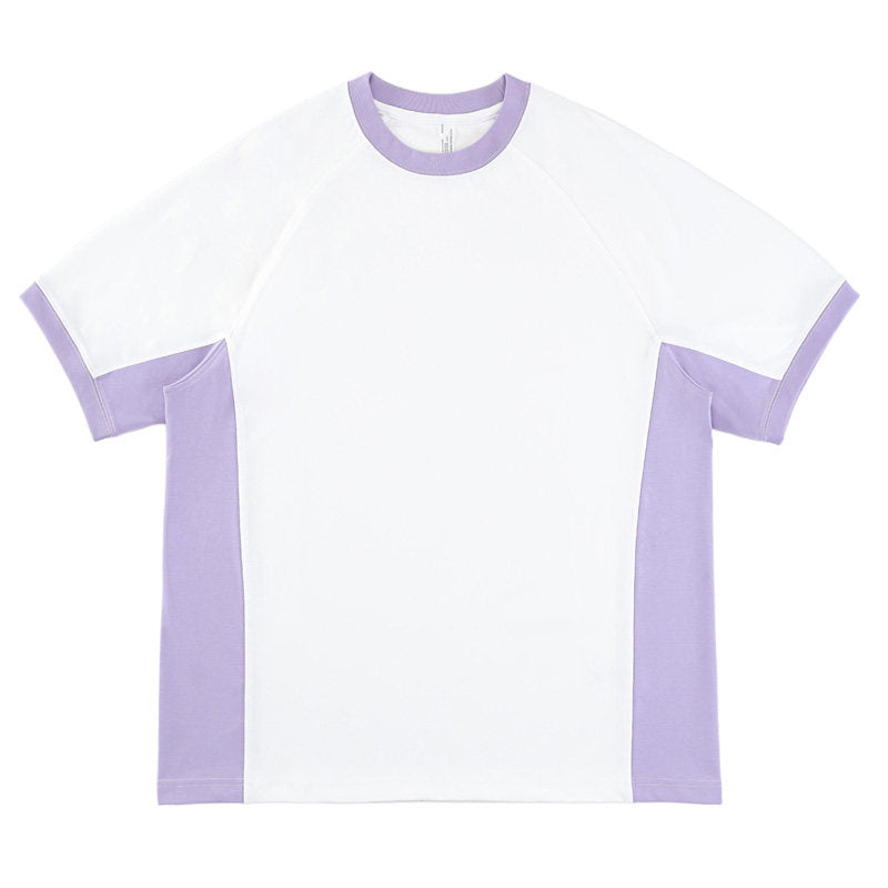 245g Quick-Dry Color Block Tee | Custom Print