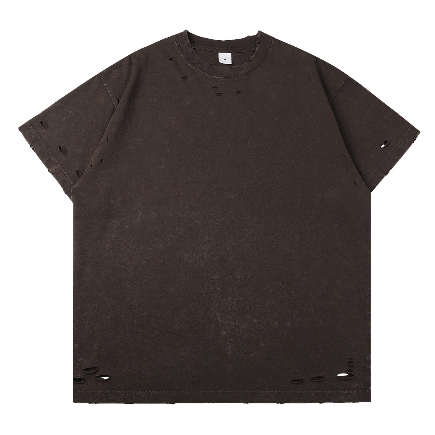 300g Distressed Destroyed Washed Tee | Custom Print