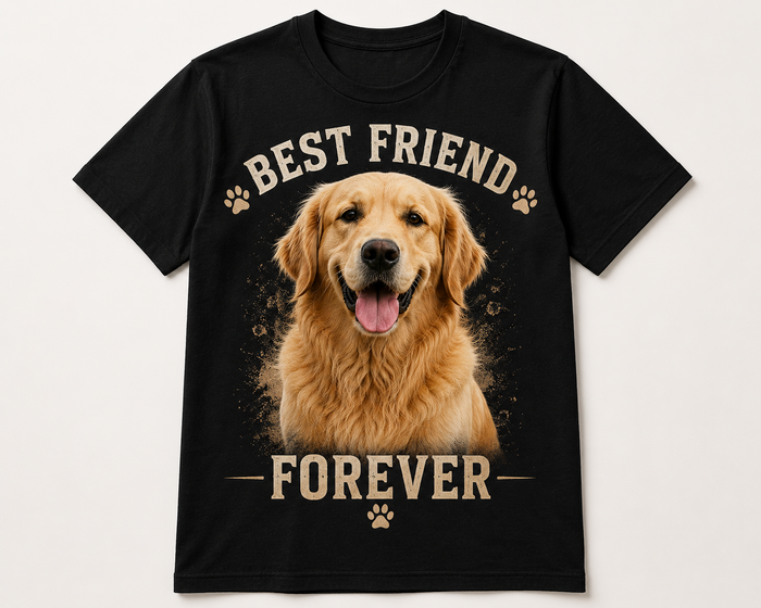 Golden Retriever Portrait after