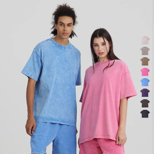 280g Heavyweight Washed Vintage Tee | Custom Print