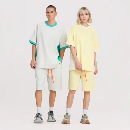 245g Quick-Dry Color Block Tee | Custom Print