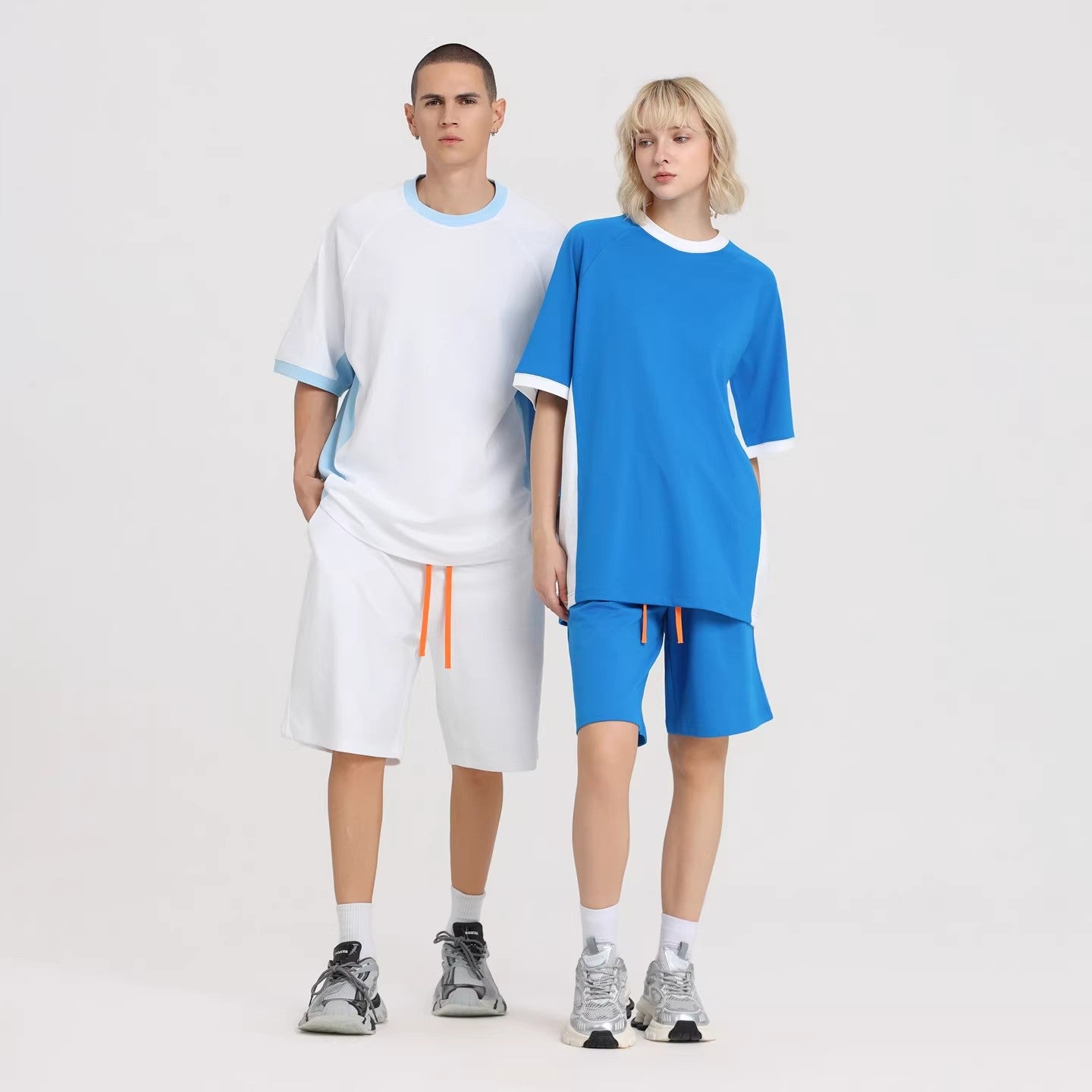 245g Quick-Dry Color Block Tee | Custom Print