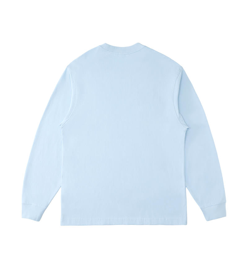 light blue back