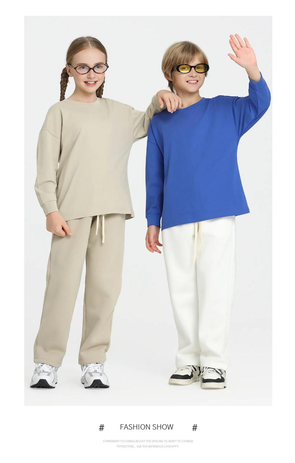 240g Kids Cotton Long Sleeve Tee | Custom Print