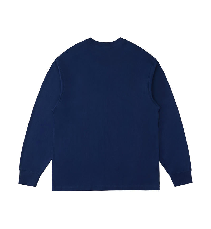 navy blue back