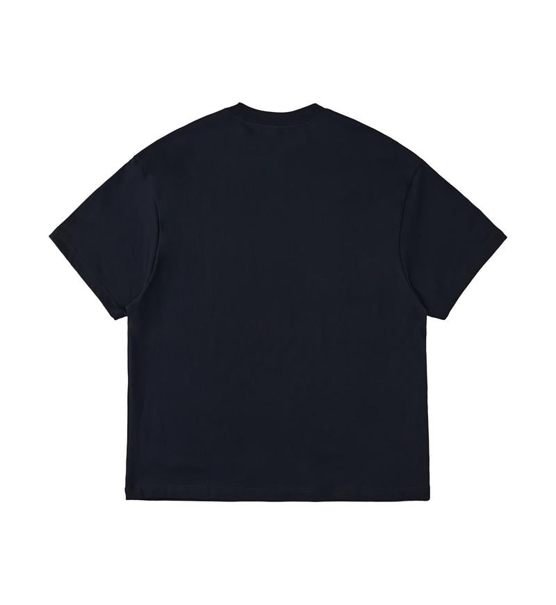 navy blue back