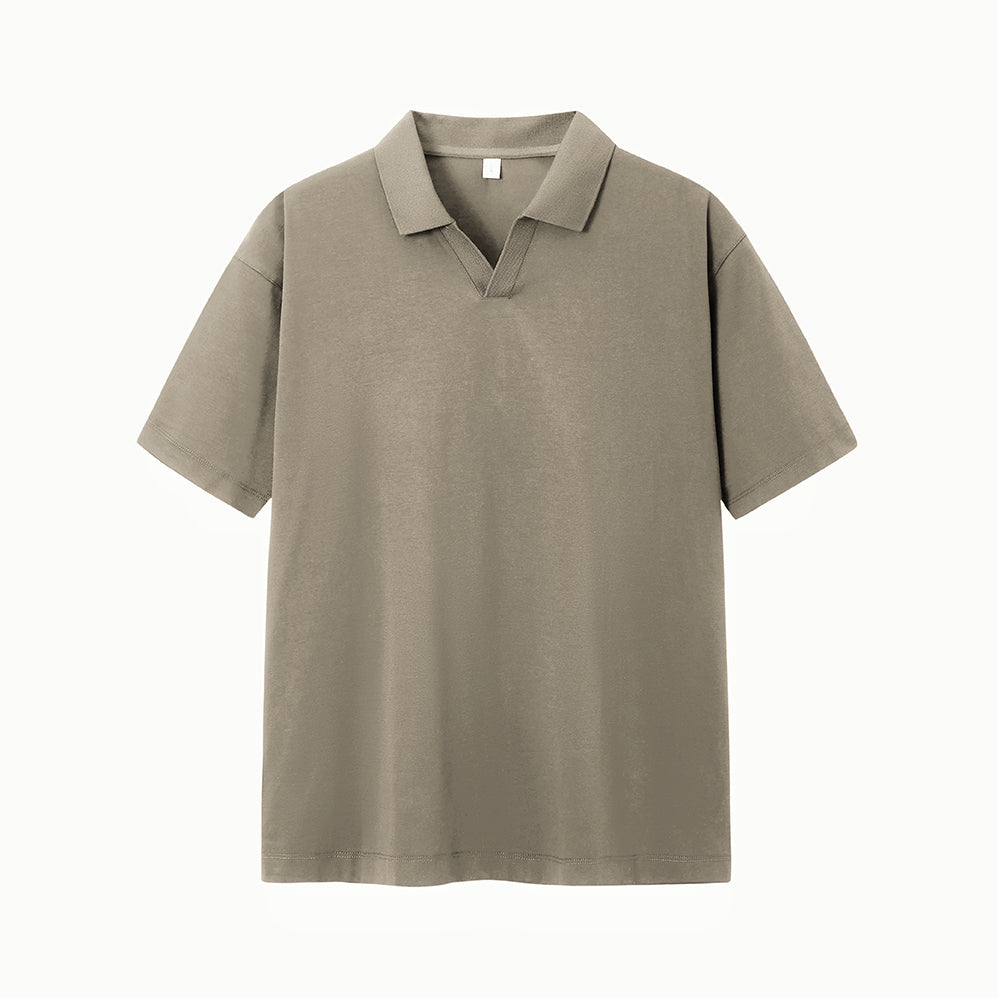 230g Sorona V-Neck Tee | Custom Print