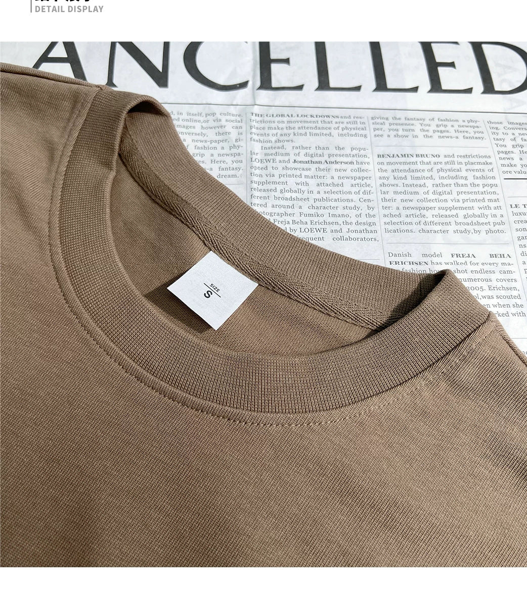 330g Heavyweight Cotton Tee | Custom Print