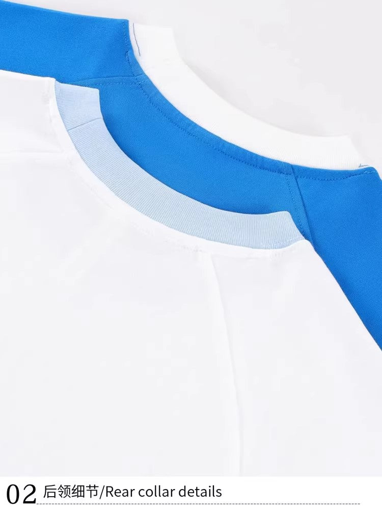 245g Quick-Dry Color Block Tee | Custom Print