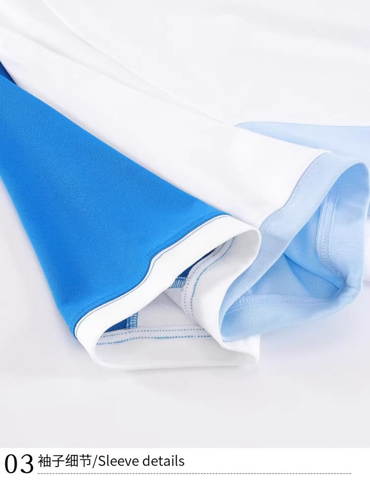 245g Quick-Dry Color Block Tee | Custom Print