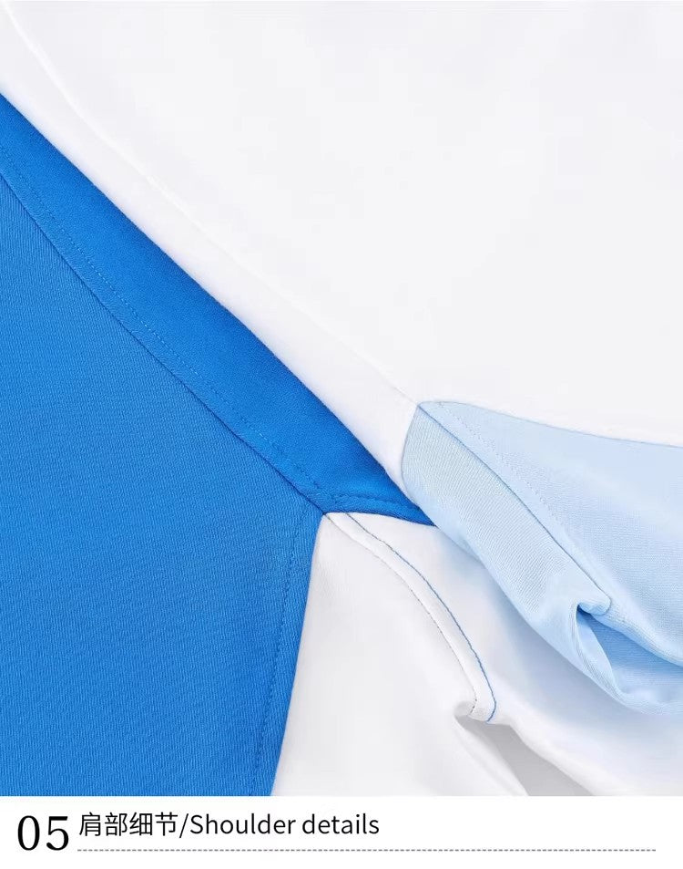 245g Quick-Dry Color Block Tee | Custom Print
