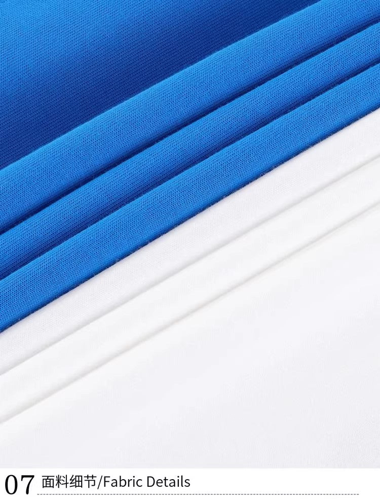 245g Quick-Dry Color Block Tee | Custom Print