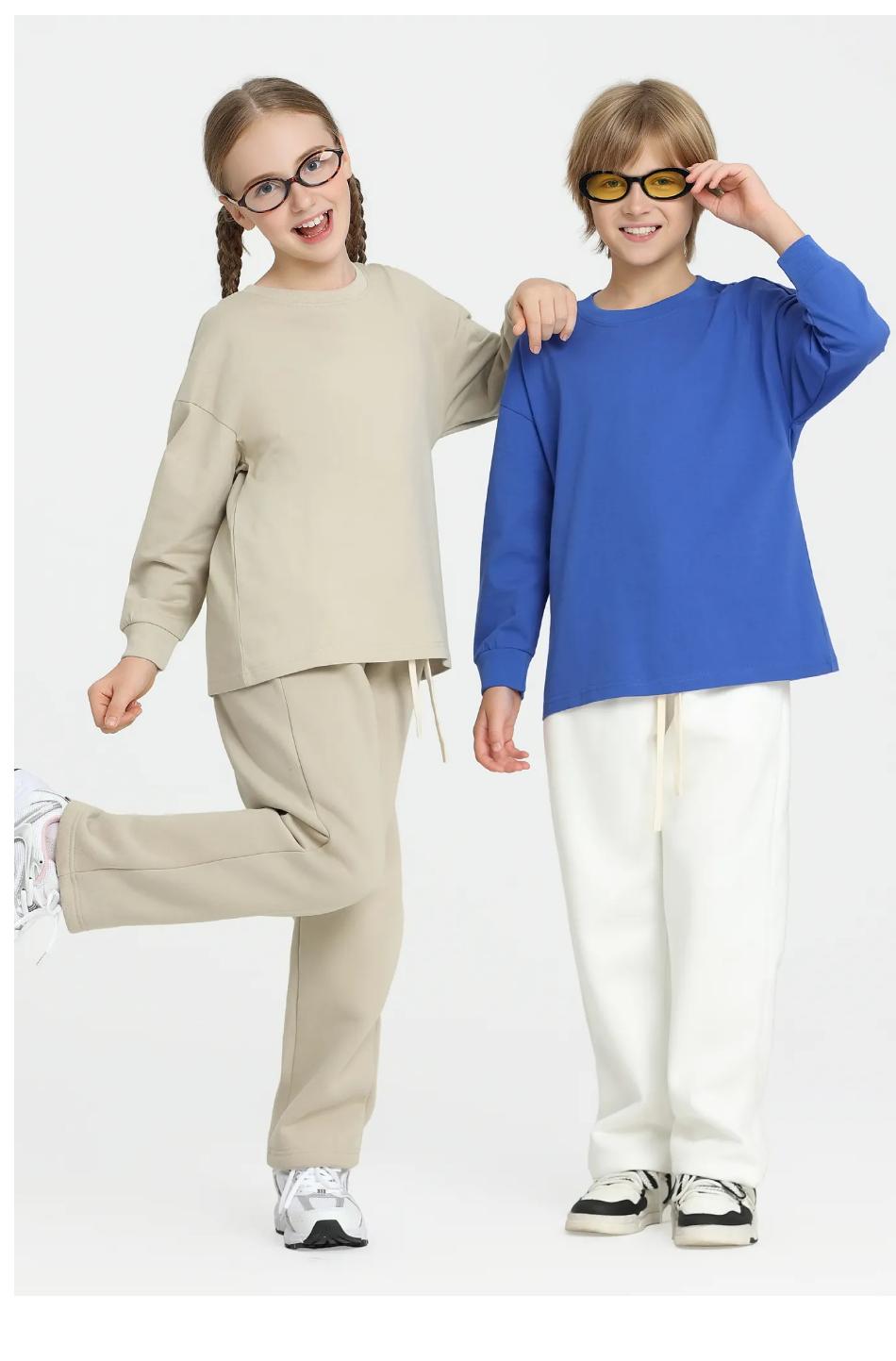240g Kids Cotton Long Sleeve Tee | Custom Print