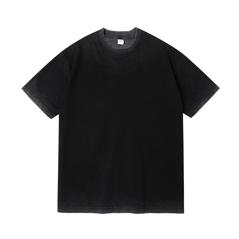300g Washed Gradient Vintage Tee | Custom Print
