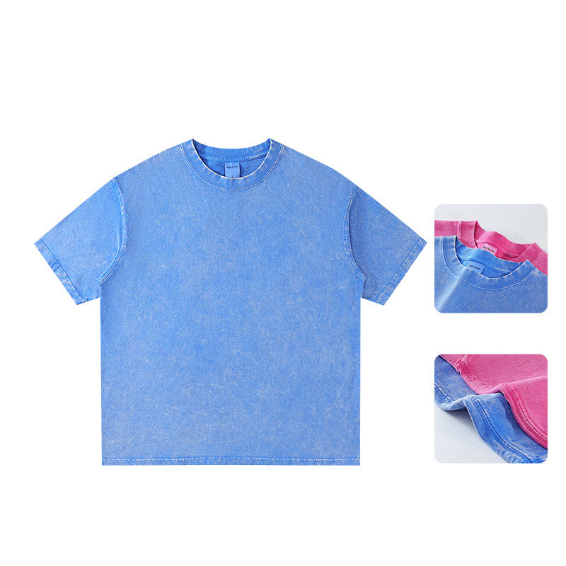 280g Heavyweight Washed Vintage Tee | Custom Print
