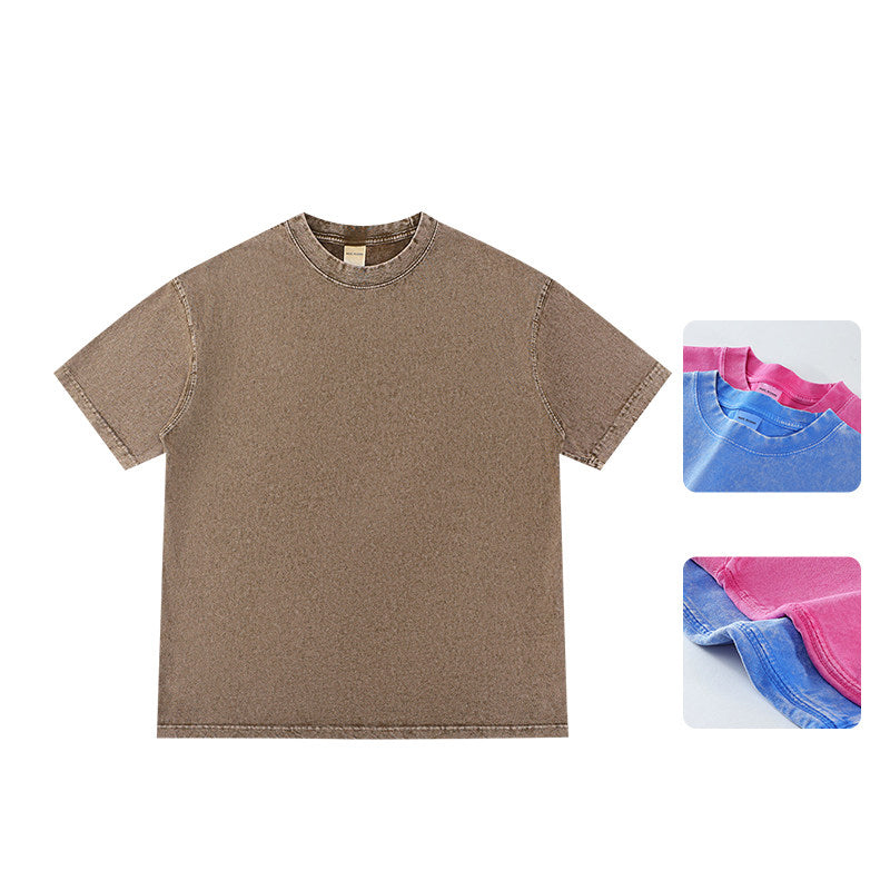 280g Heavyweight Washed Vintage Tee | Custom Print