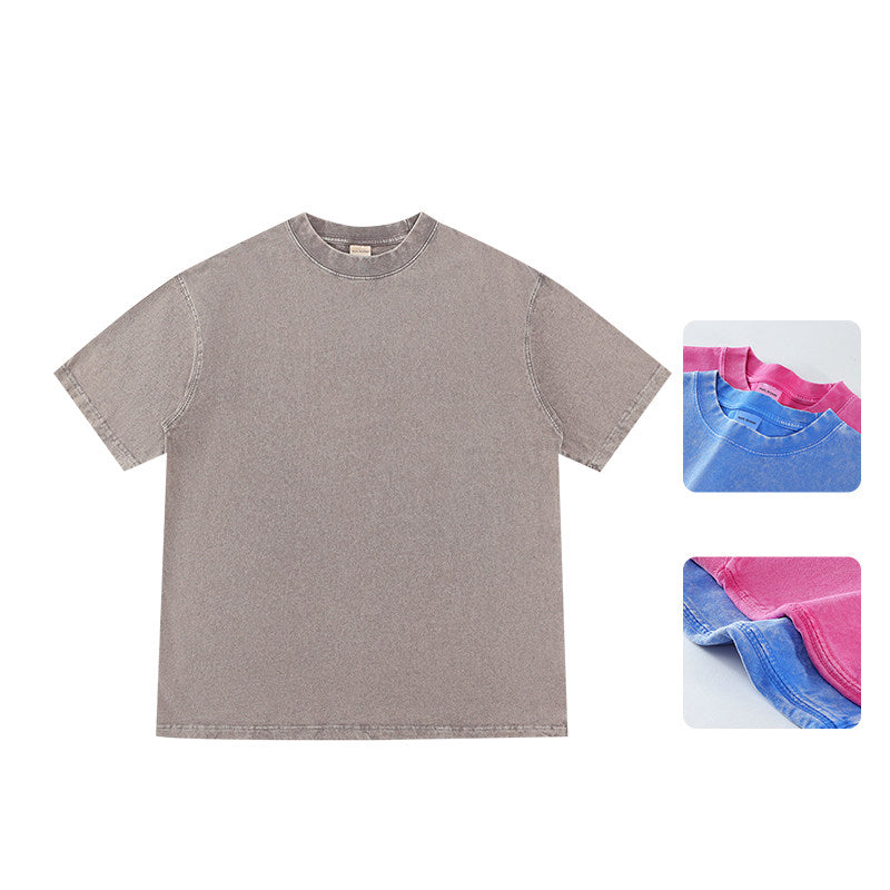 280g Heavyweight Washed Vintage Tee | Custom Print