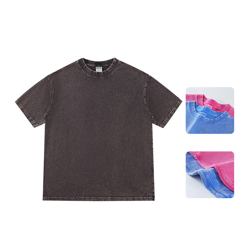 280g Heavyweight Washed Vintage Tee | Custom Print