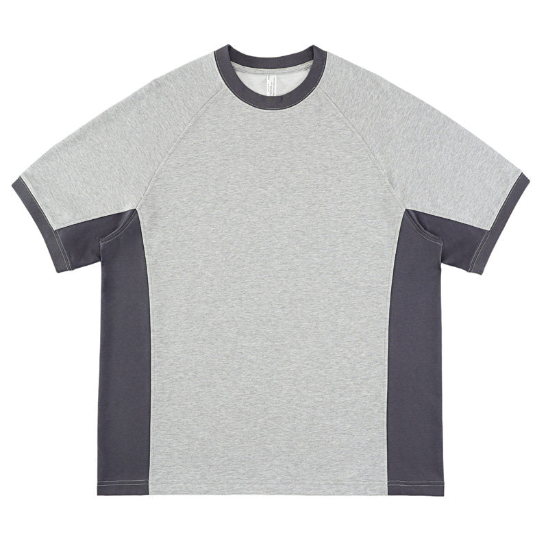 245g Quick-Dry Color Block Tee | Custom Print