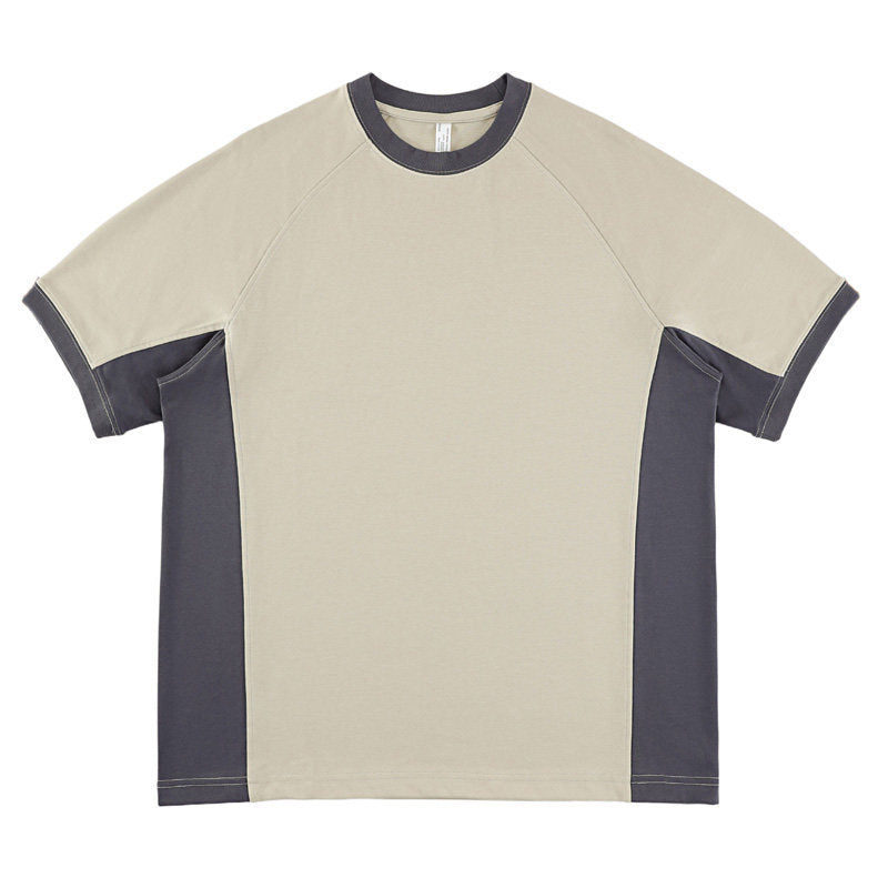 245g Quick-Dry Color Block Tee | Custom Print