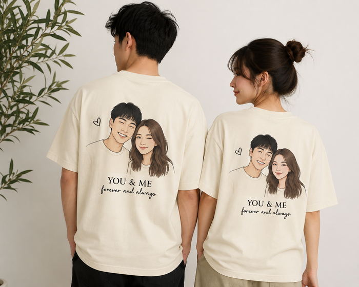 Anniversary Couple Hoodie after