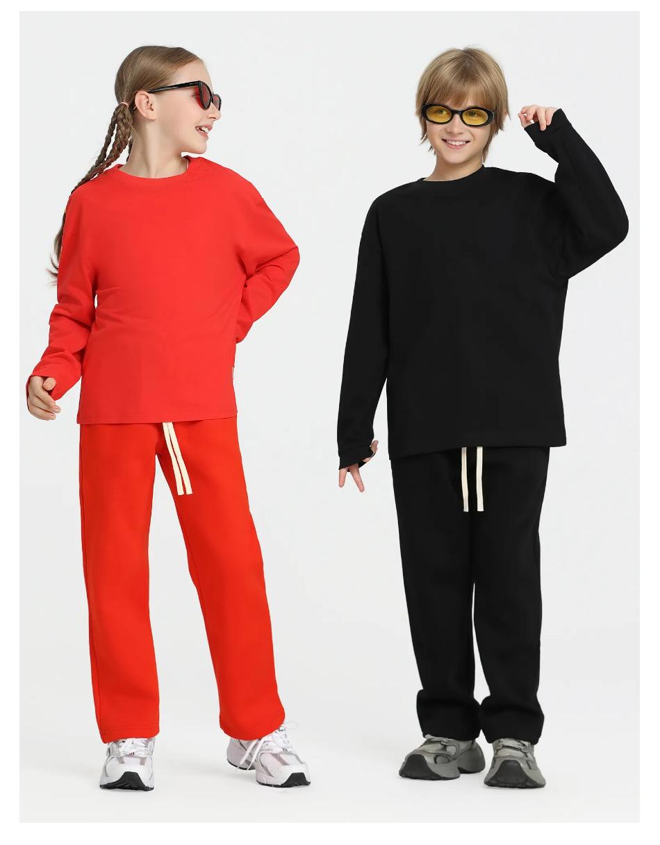 240g Kids Cotton Long Sleeve Tee | Custom Print